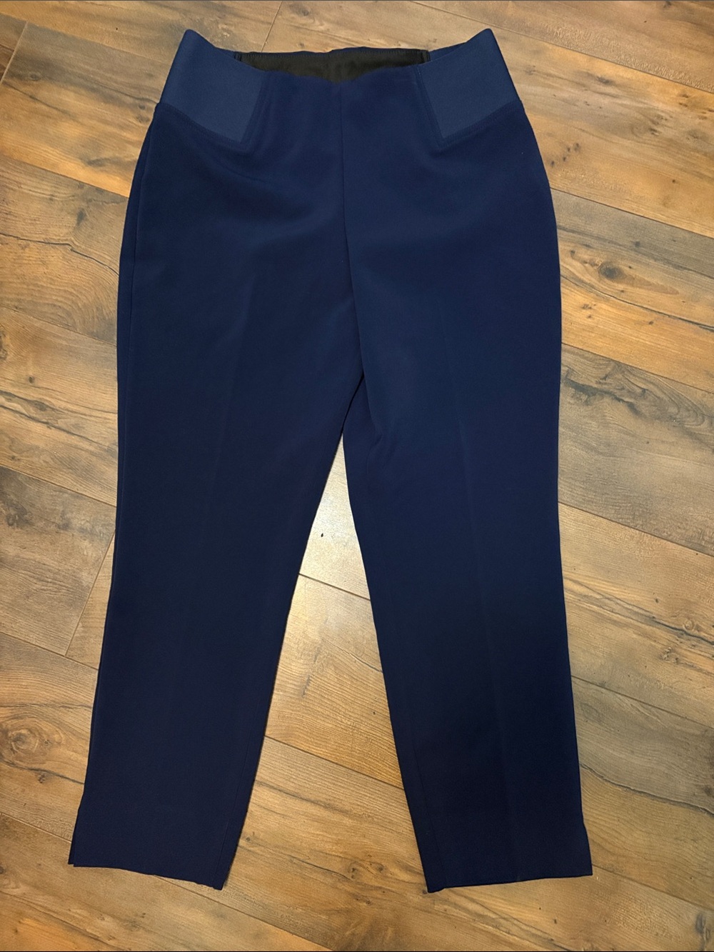 TanJay Navy Pull-On Slim Trousers